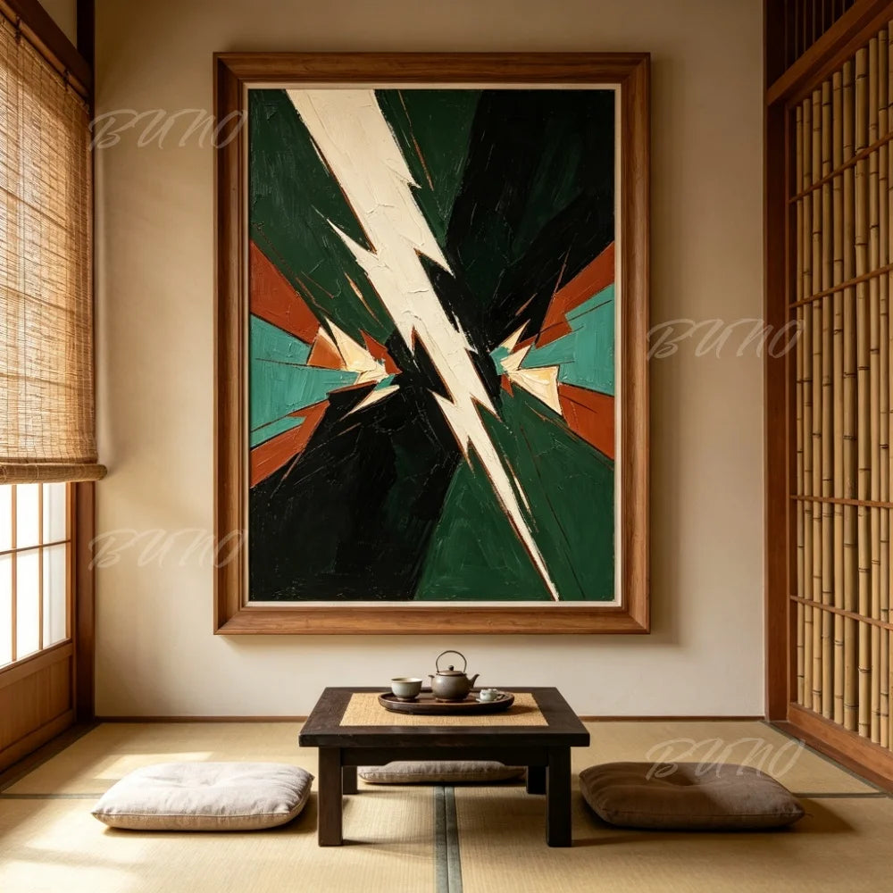 Mid-Century Modern Geometric Art