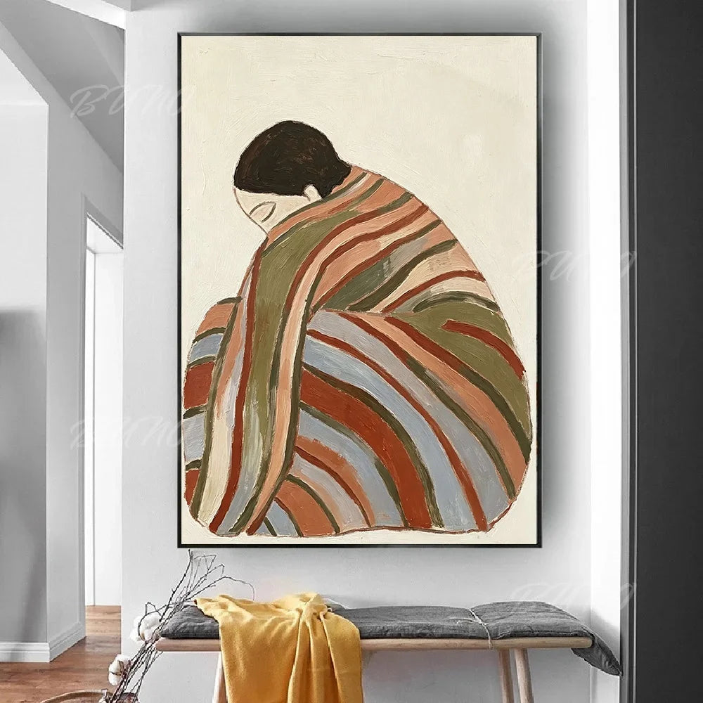 Wabi Sabi Textured Painting