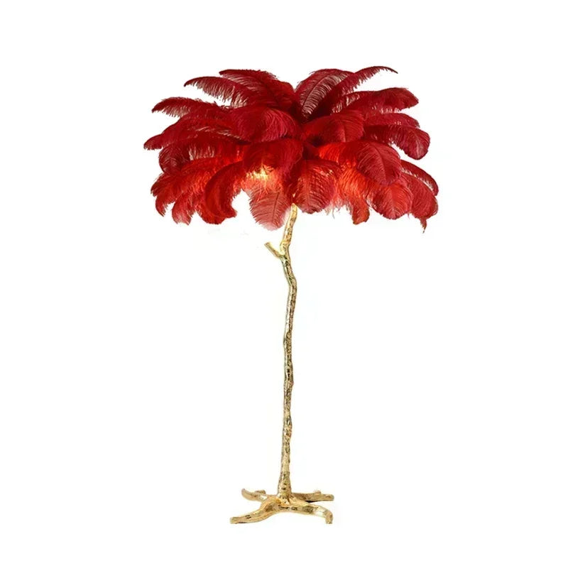 Nordic Feather Floor Lamp LED