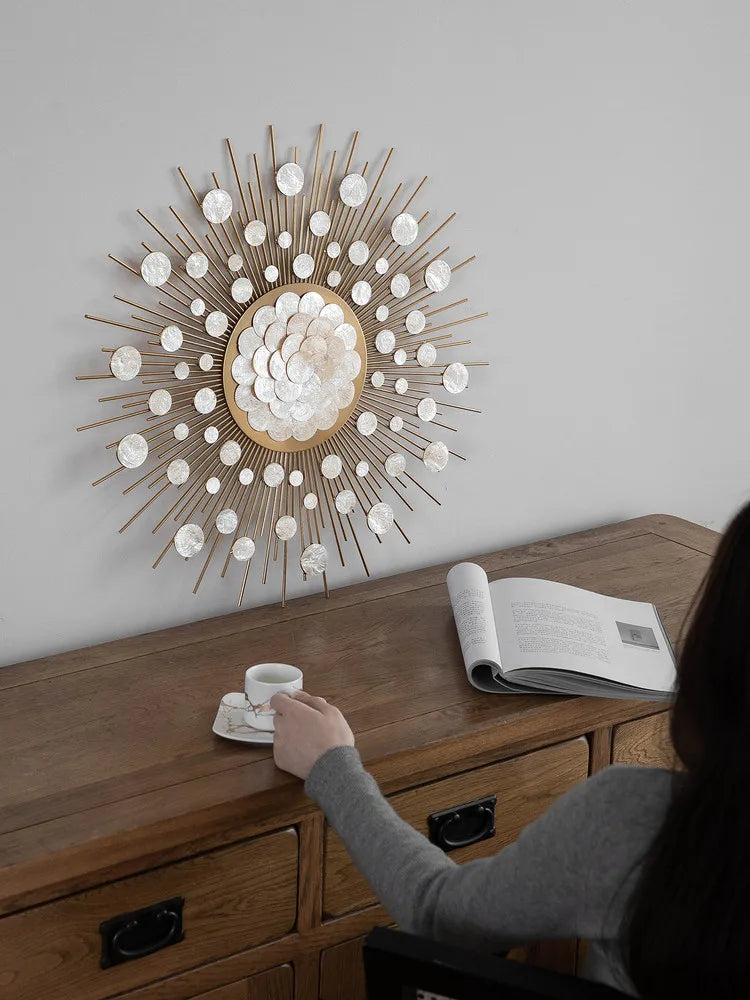 Golden Sun Wall Decor