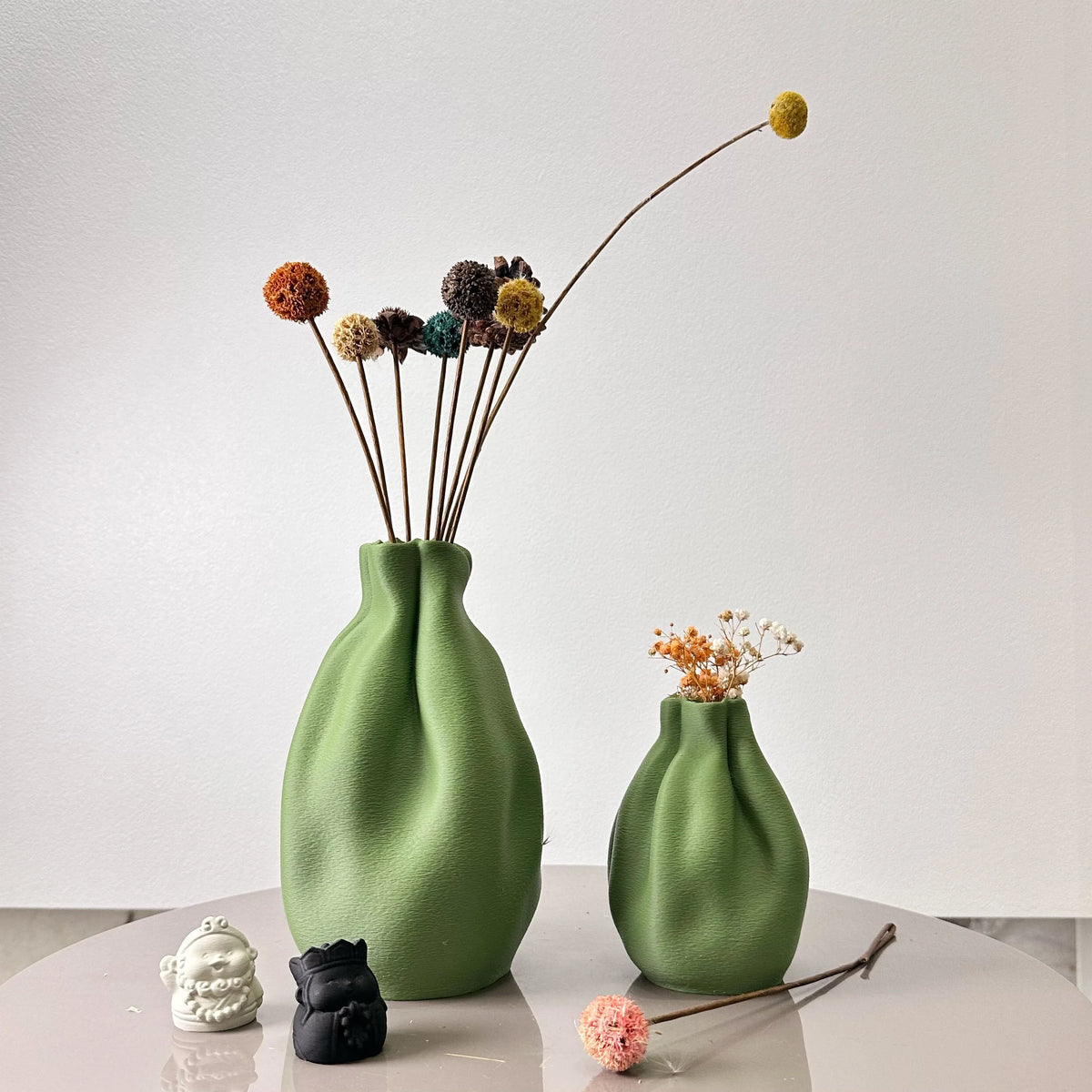 Fabric Vase Duo