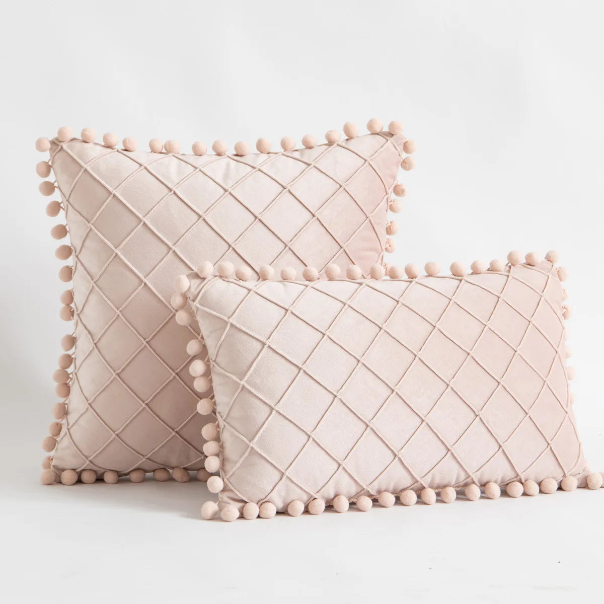 Pompom Textured Cushion Cover