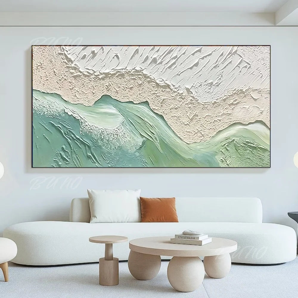 Earth Tone Mountain Painting