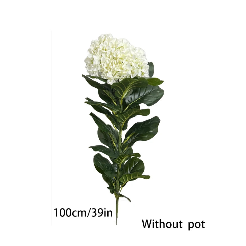 Artificial Hydrangea Tree Faux Potted