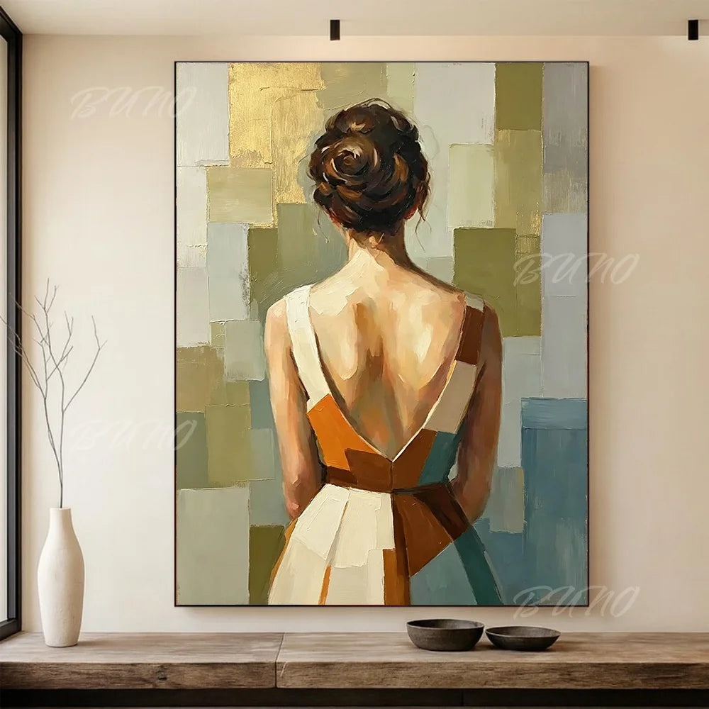 Palette Knife Dancer Art