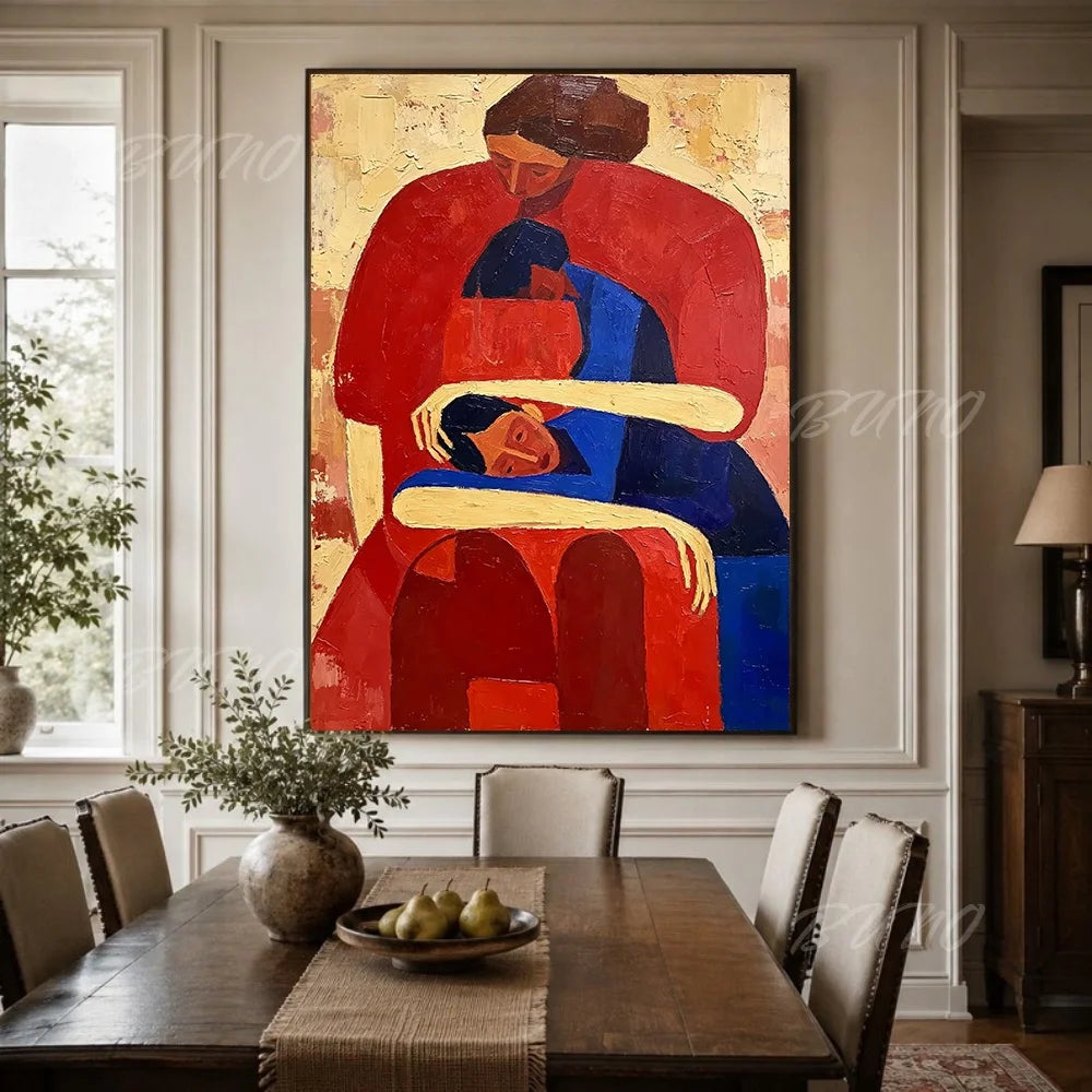 Art Deco Cubist Figure Art