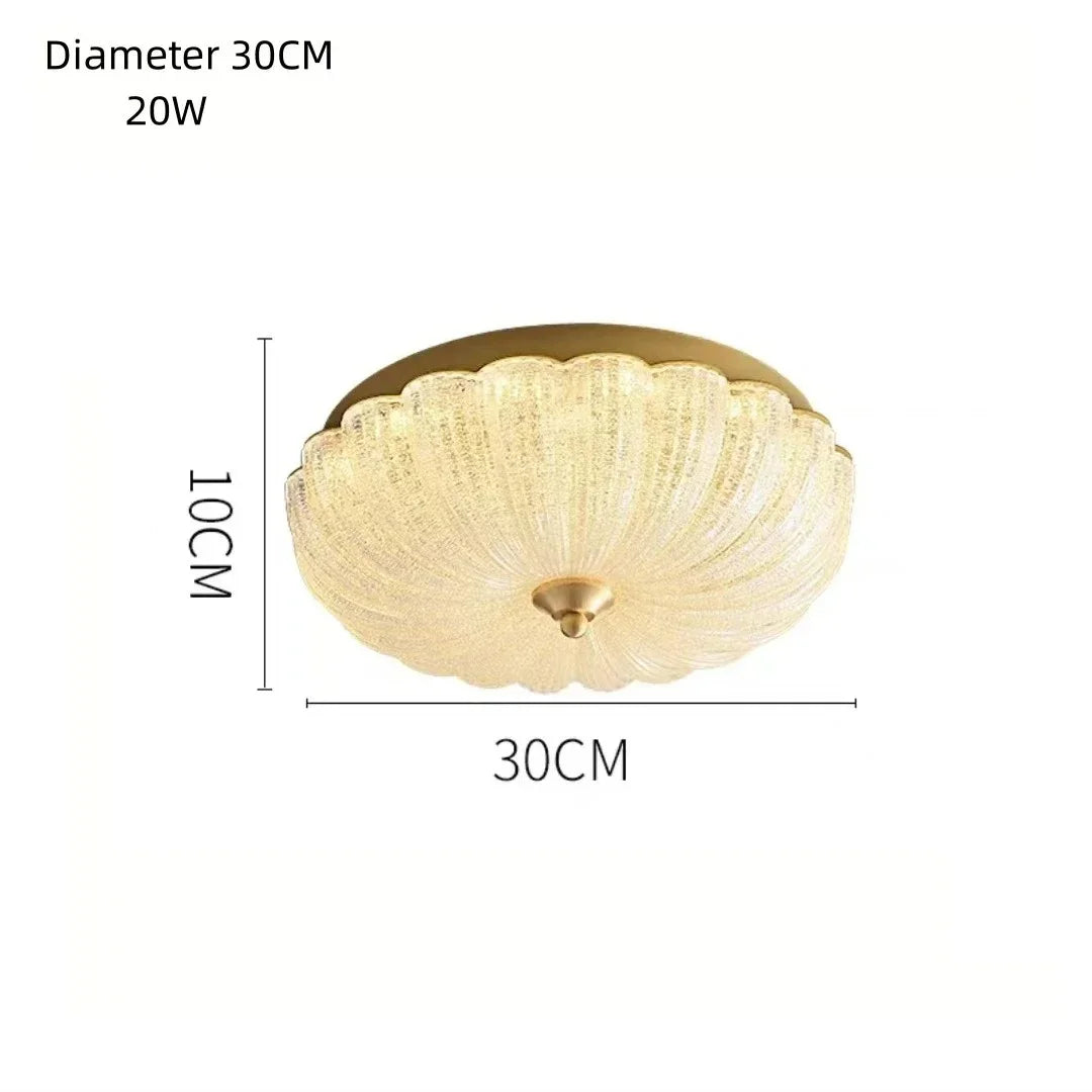 French Style Ceiling Light Cream