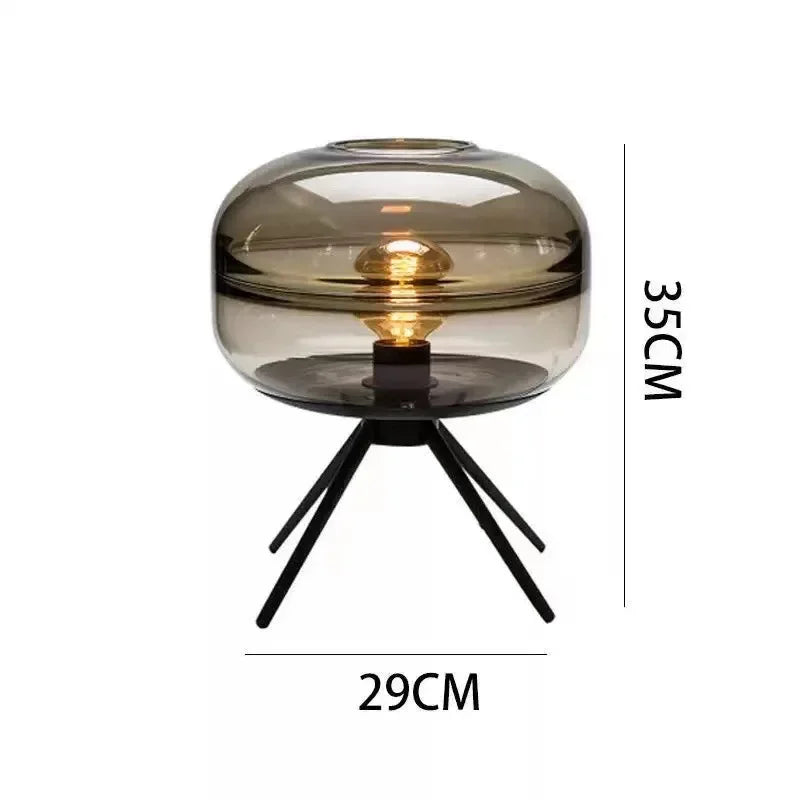 Industrial Style Smoke Gray Glass