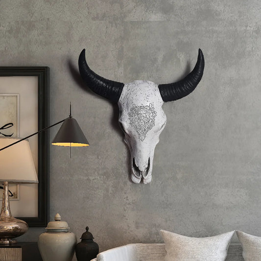 Bull Skull Wall Ornament