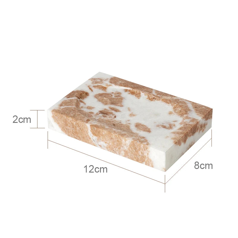 Coral Pink Natural Marble Set