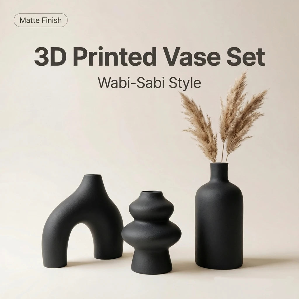 Wabi Sabi Vase Trio