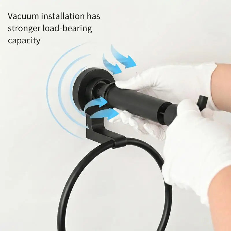Punch-Free Towel Ring