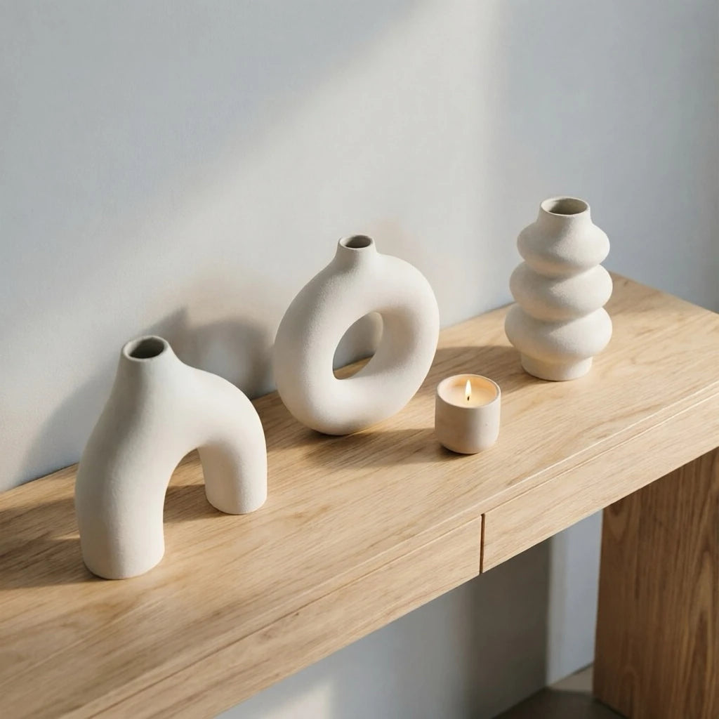 Wabi Sabi 3D Vase Trio