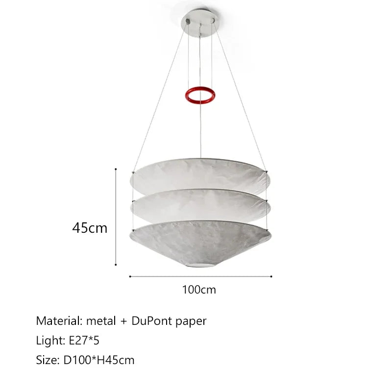 Nordic Tyvek Paper Pendant Lamp