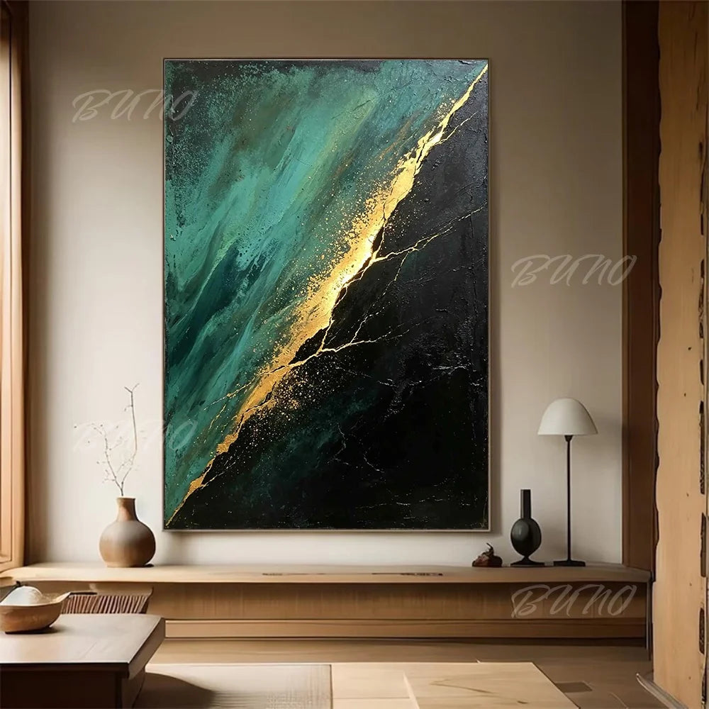 Black Marble Canvas Art