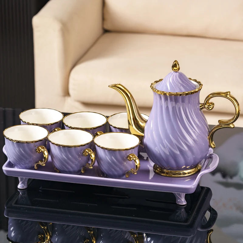 Coffee Cup and Tray Set