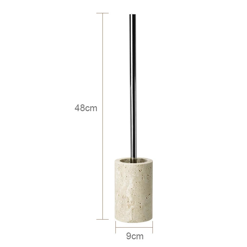 Beige Travertine Bathroom Accessories Set