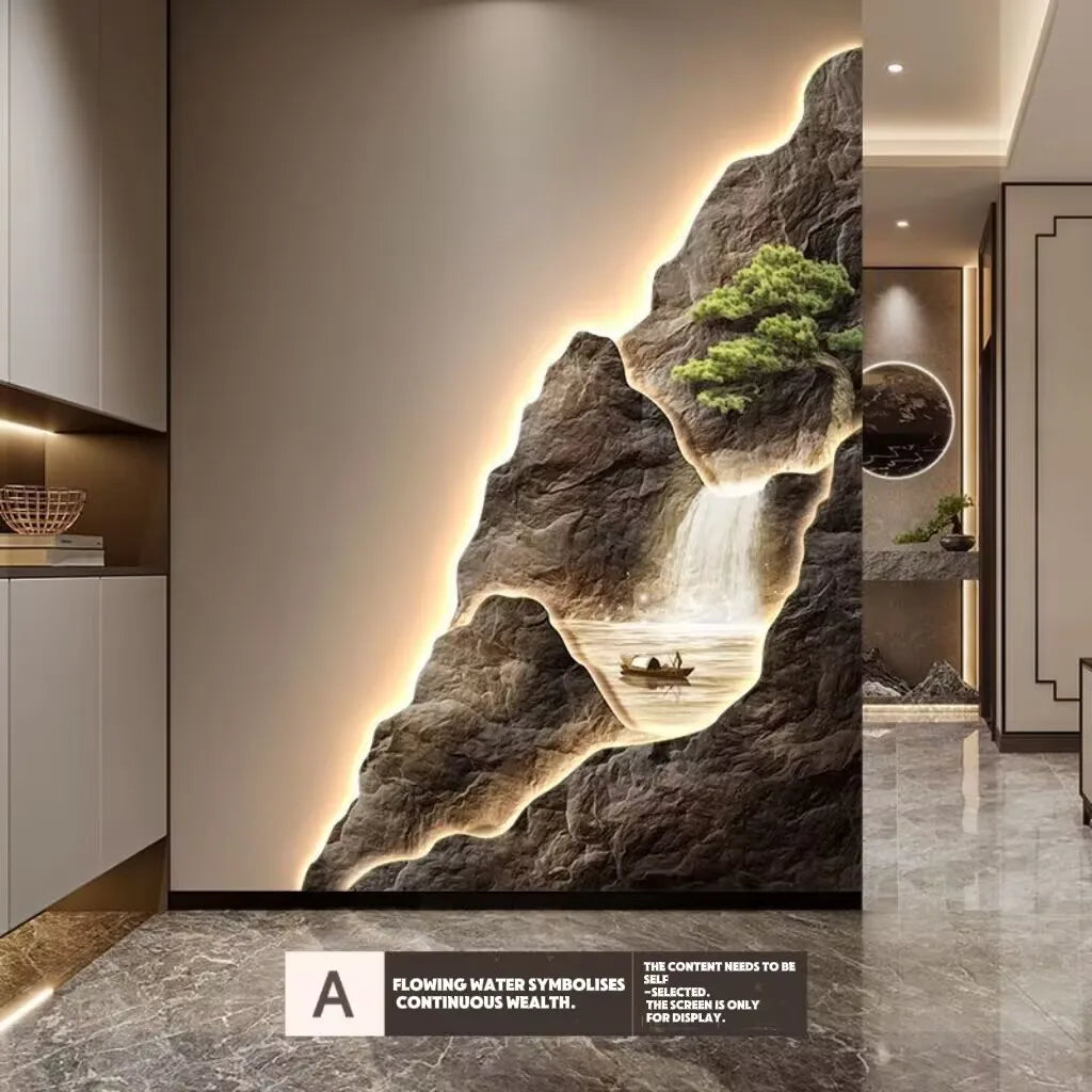 Flowing Wealth Corridor Mural