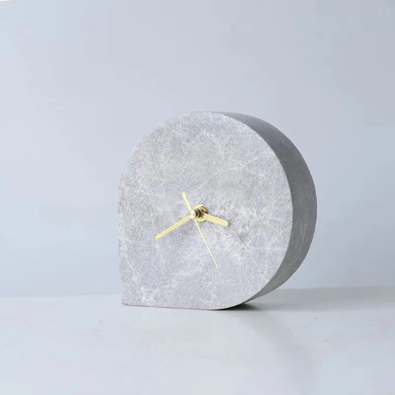 Stone Mantel Clock