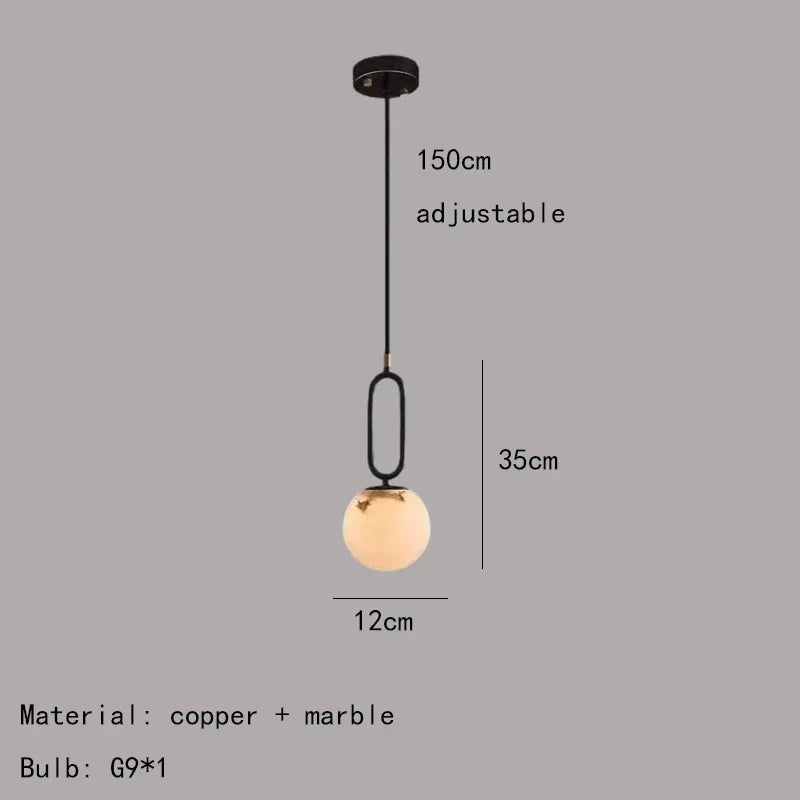 Modern Marble Pendant Light Spanish