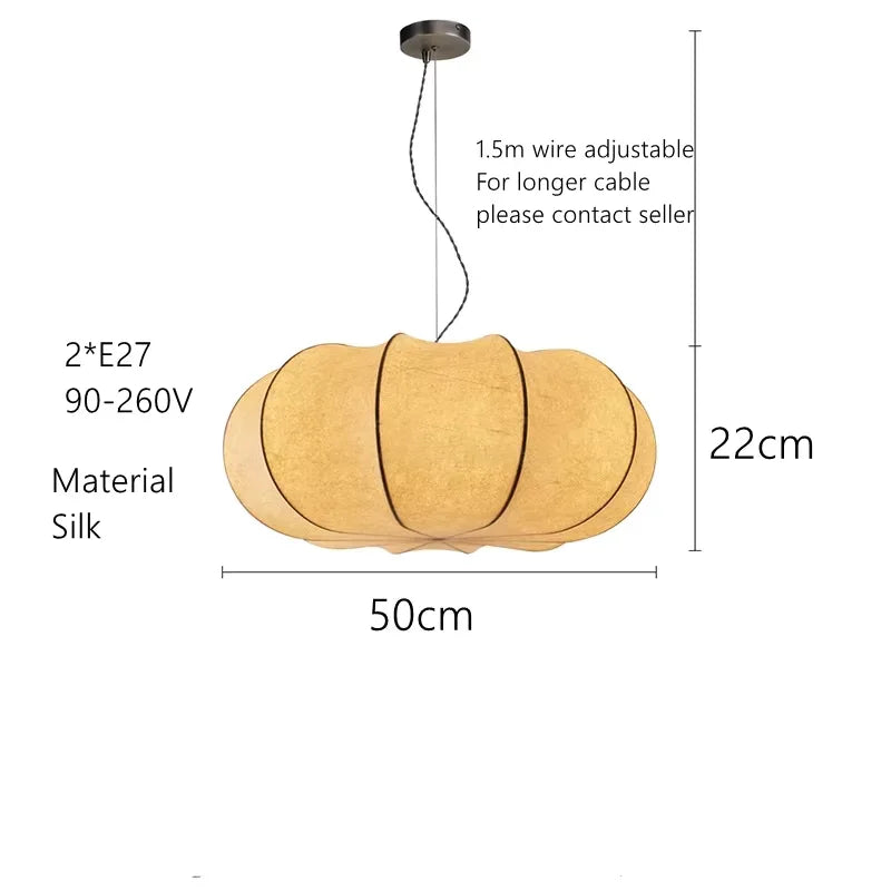 Wabi Sabi Silk Pendant Lamp