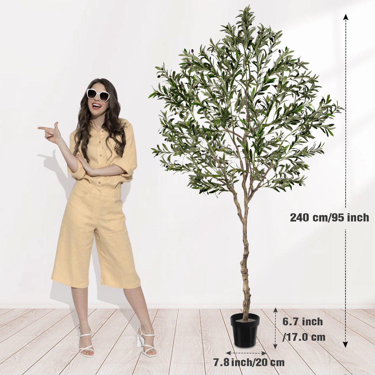 Olive Trees Artificial Indoor Faux Tree