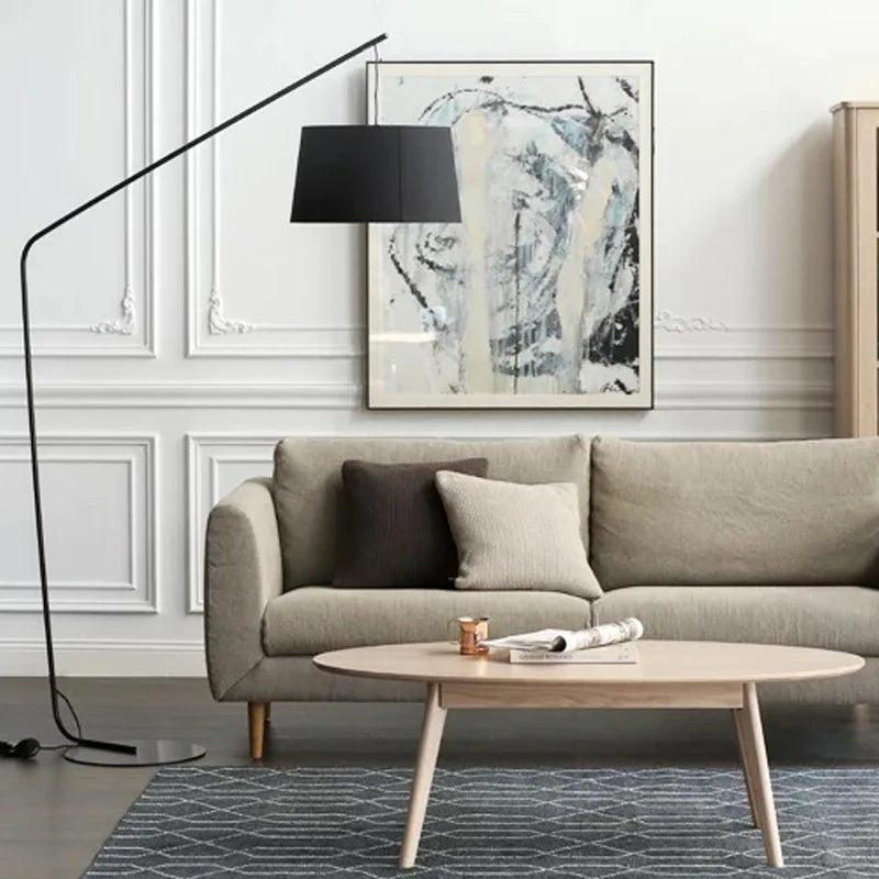 Danish Fabric Floor Lamp
