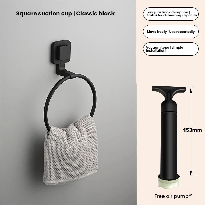 Punch-Free Towel Ring