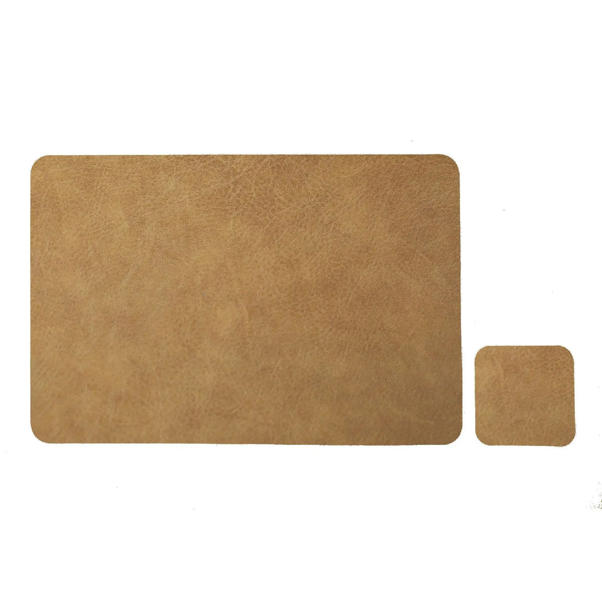 Square Cowhide Placemat Set
