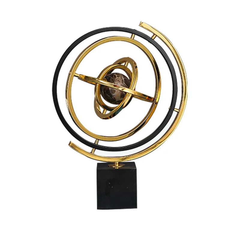 Metal Globe Ornament