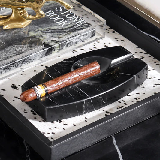 Natural Marble Cigar Ashtray