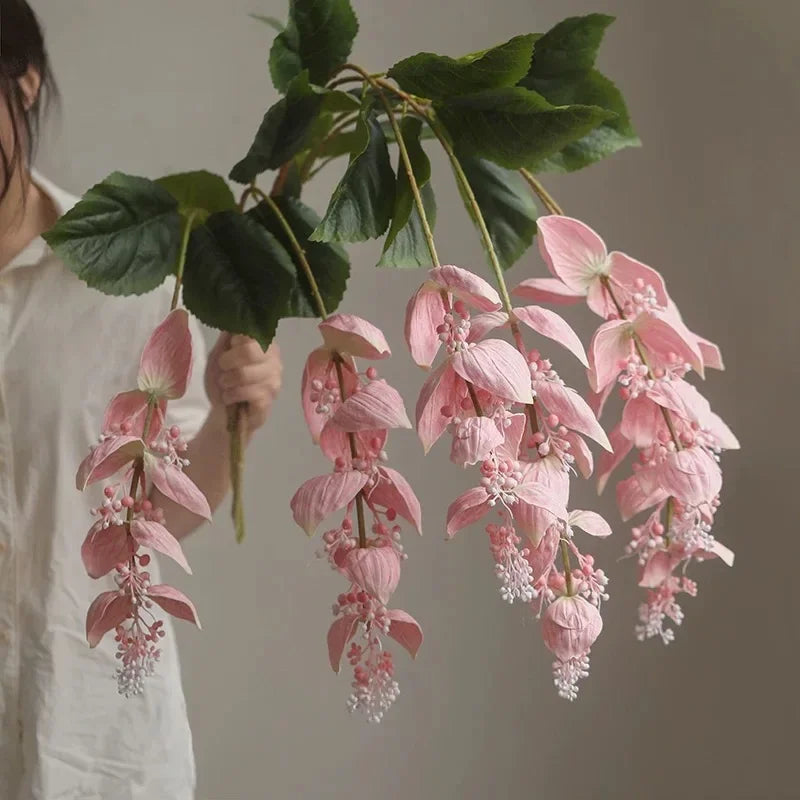 Pink Chinese Dollplant Artificial Flowers