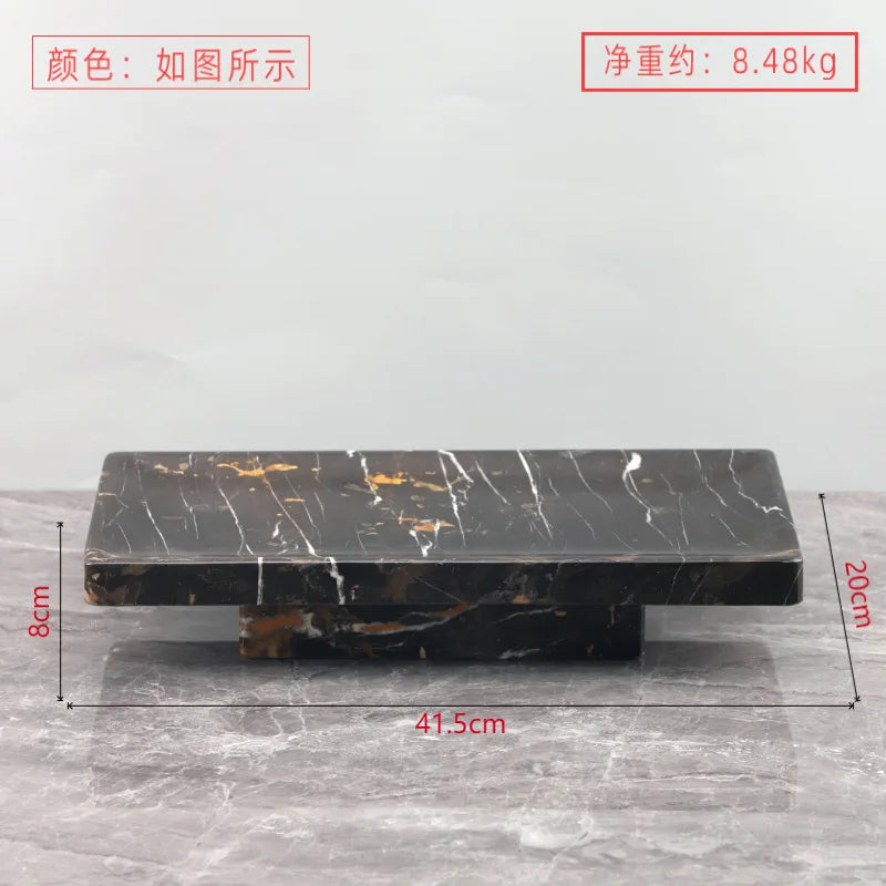 Marble Rectangular Tea Tray