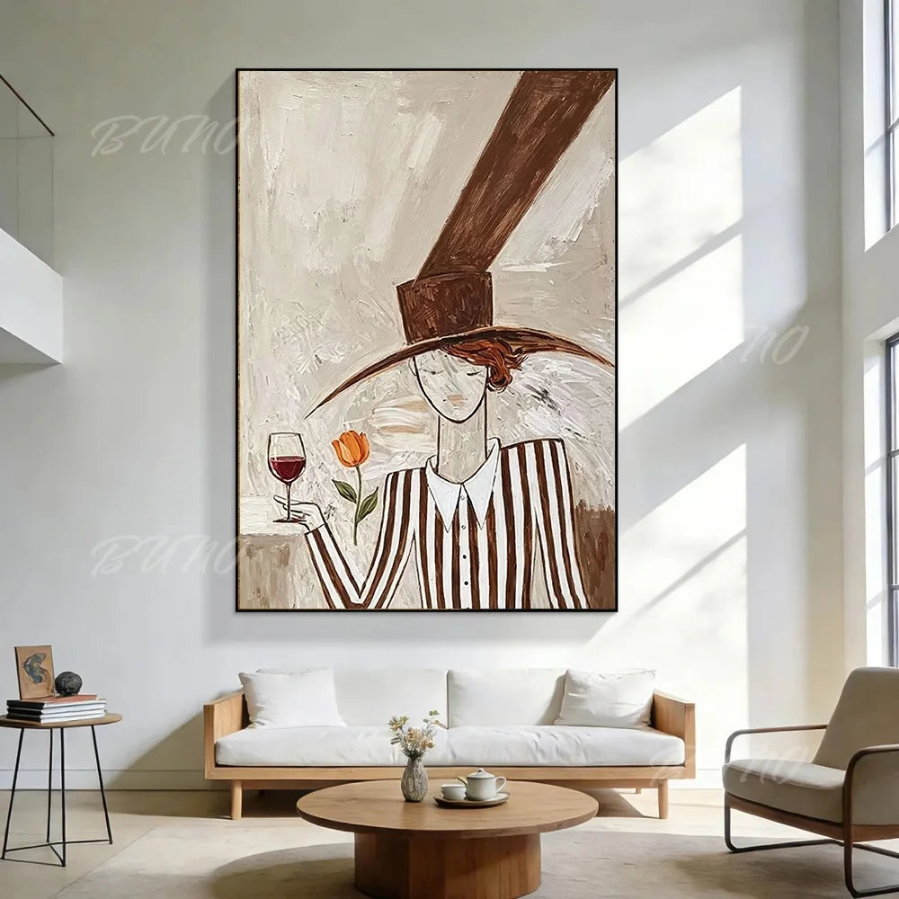 Art Deco Fashion Woman Art