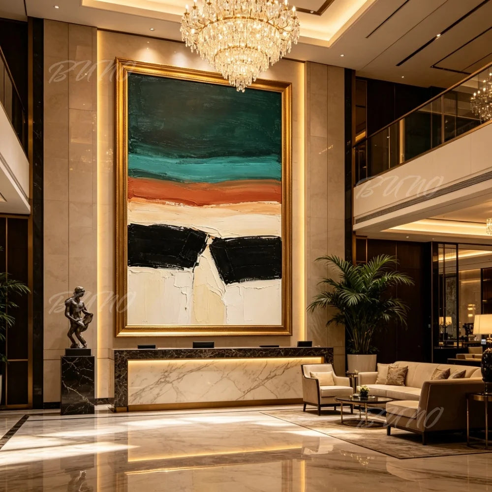 Mid-Century Modern Geometric Art