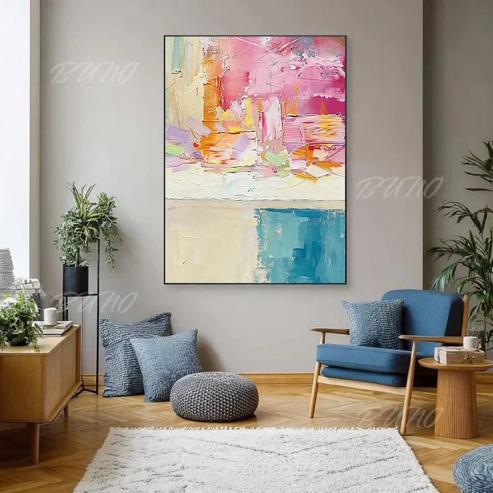 Thick Impasto Palette Painting