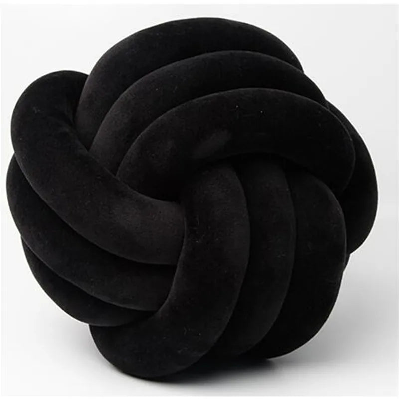 Lilac Knot Globe Plush Cushion