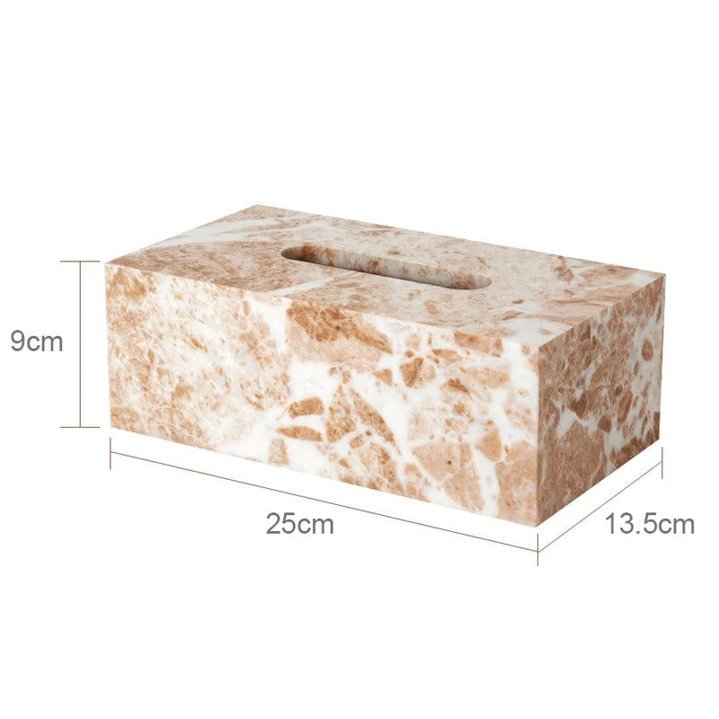 Coral Pink Natural Marble Set