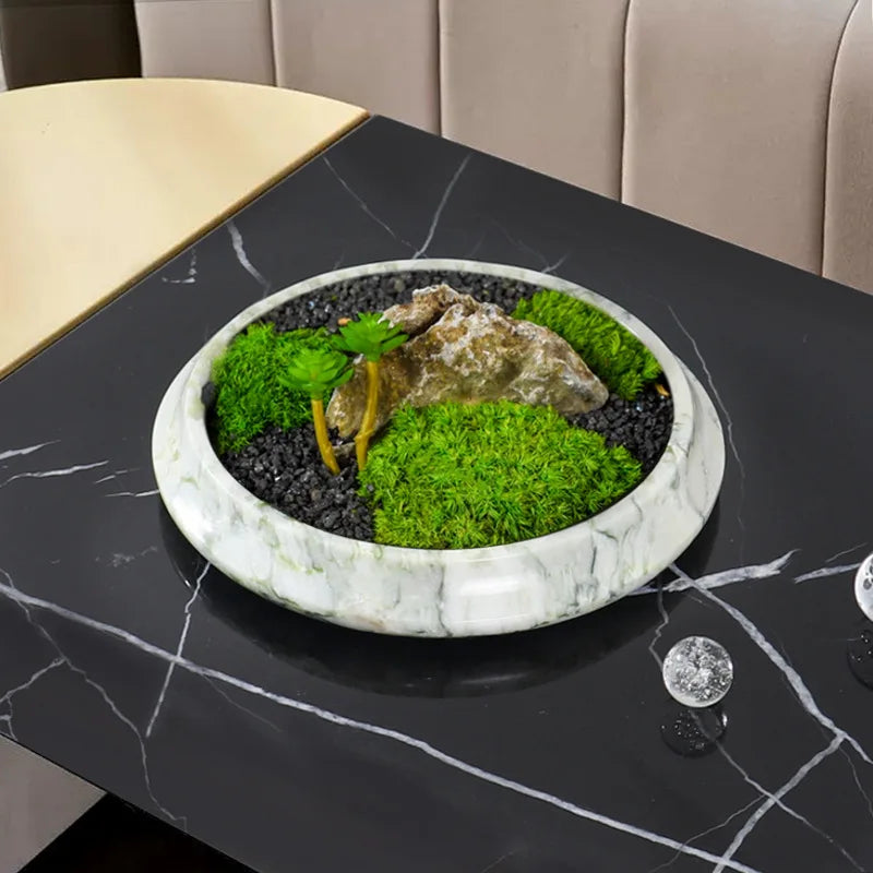Natural Marble Serving Tray