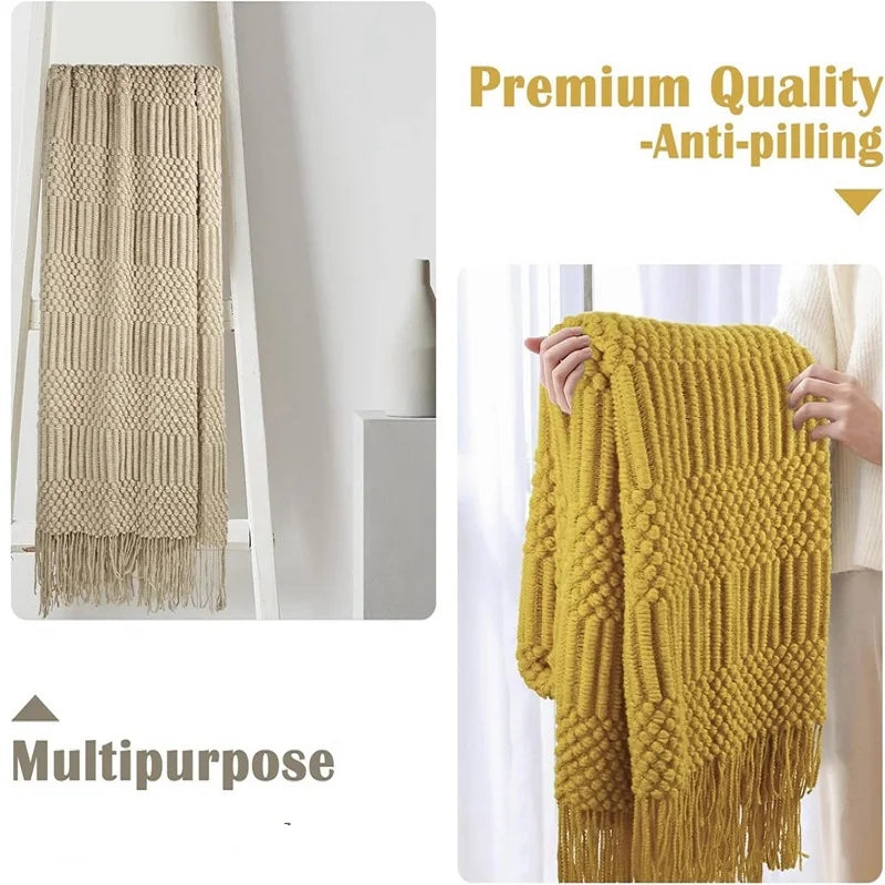 Oversized Knit Throw