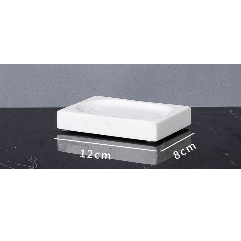 White Volakas Bath Set