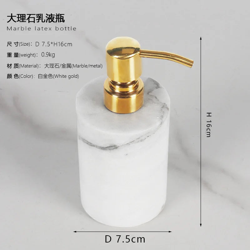 Marble Lotion Bottle Set
