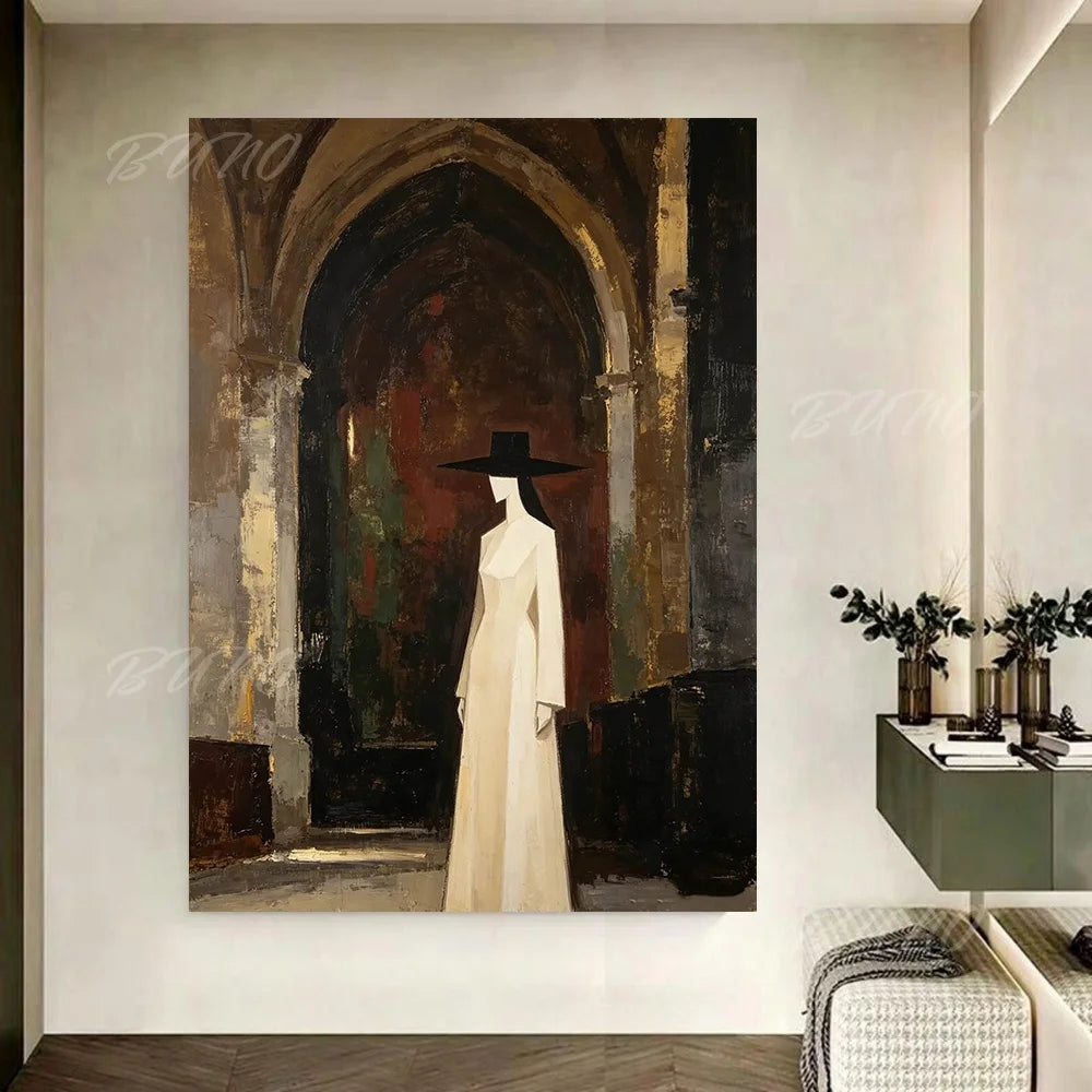 Gothic Woman Oil Painting