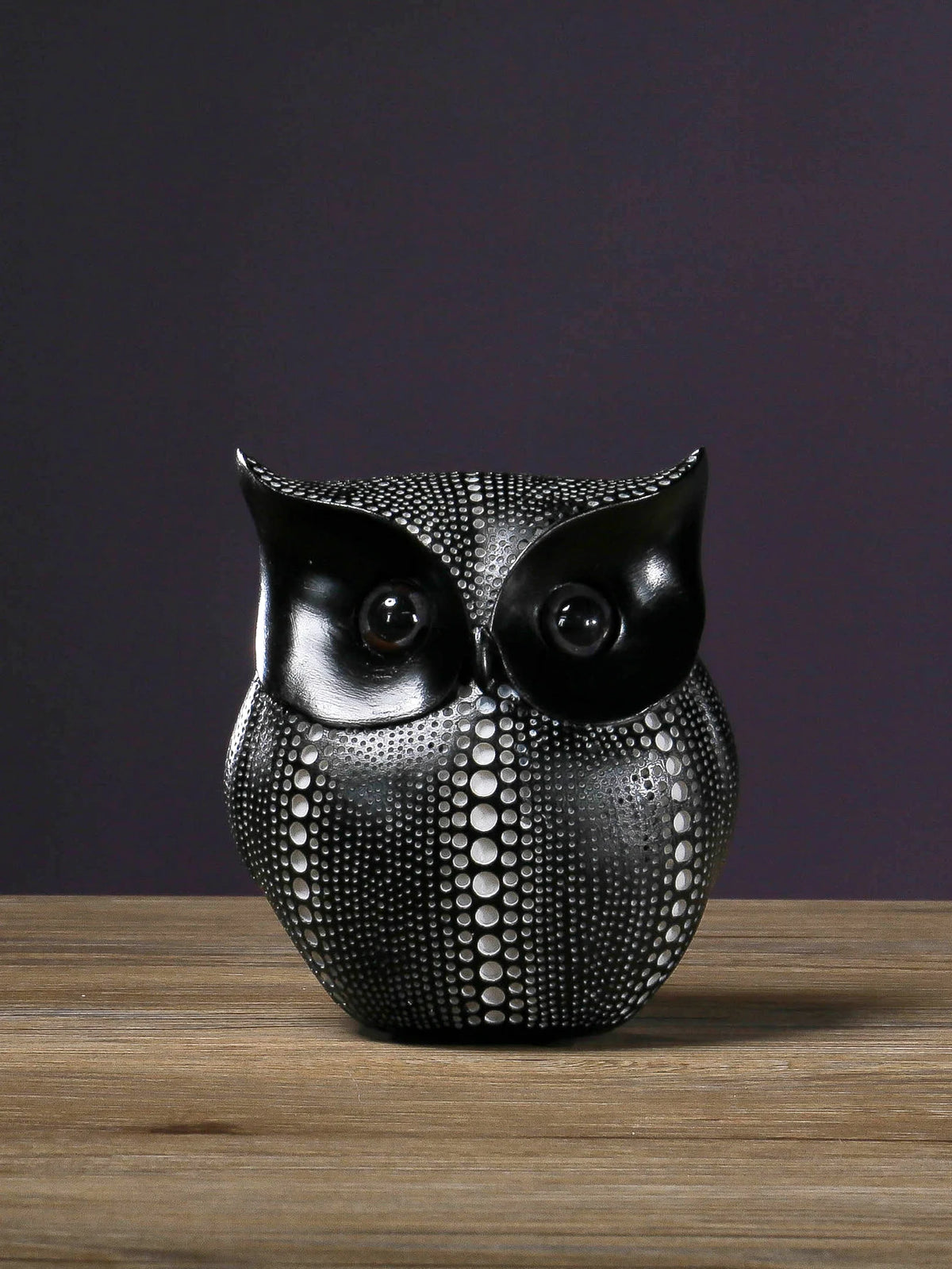 Owl Resin Statue Pair