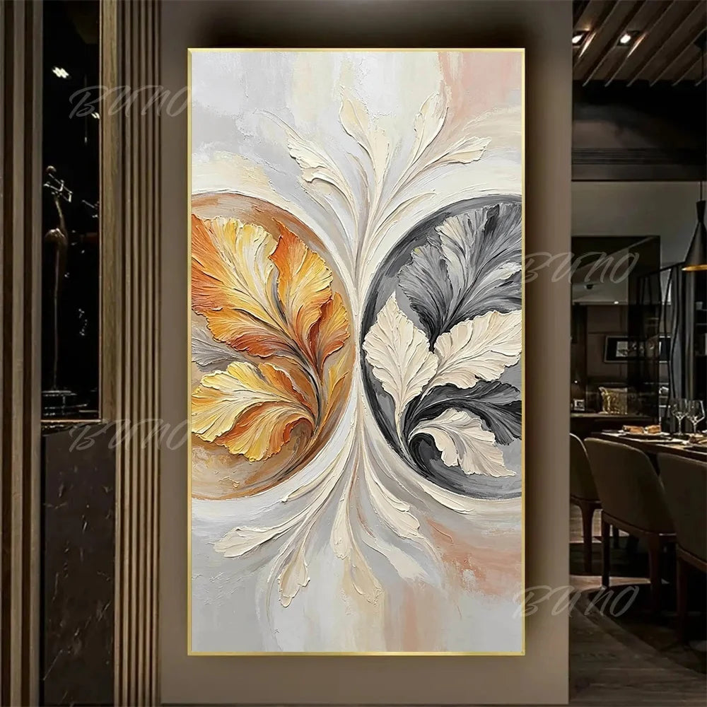 Luxury Gold Floral Painting