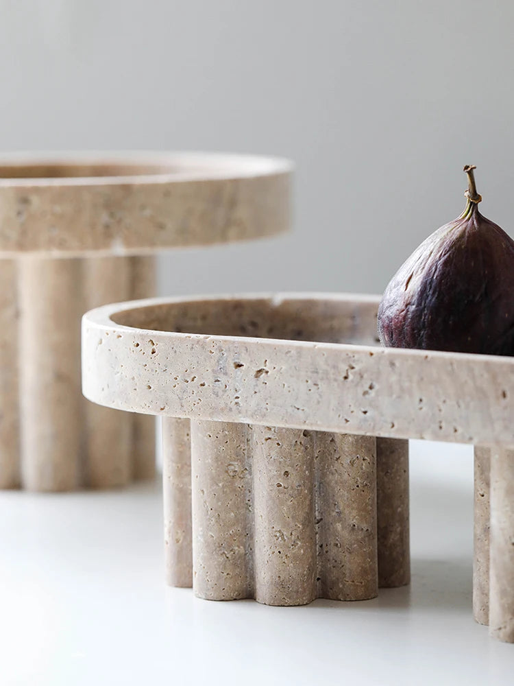 Marble Serving Tray with Legs