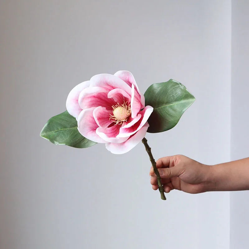Artificial Magnolia Flower Real Touch
