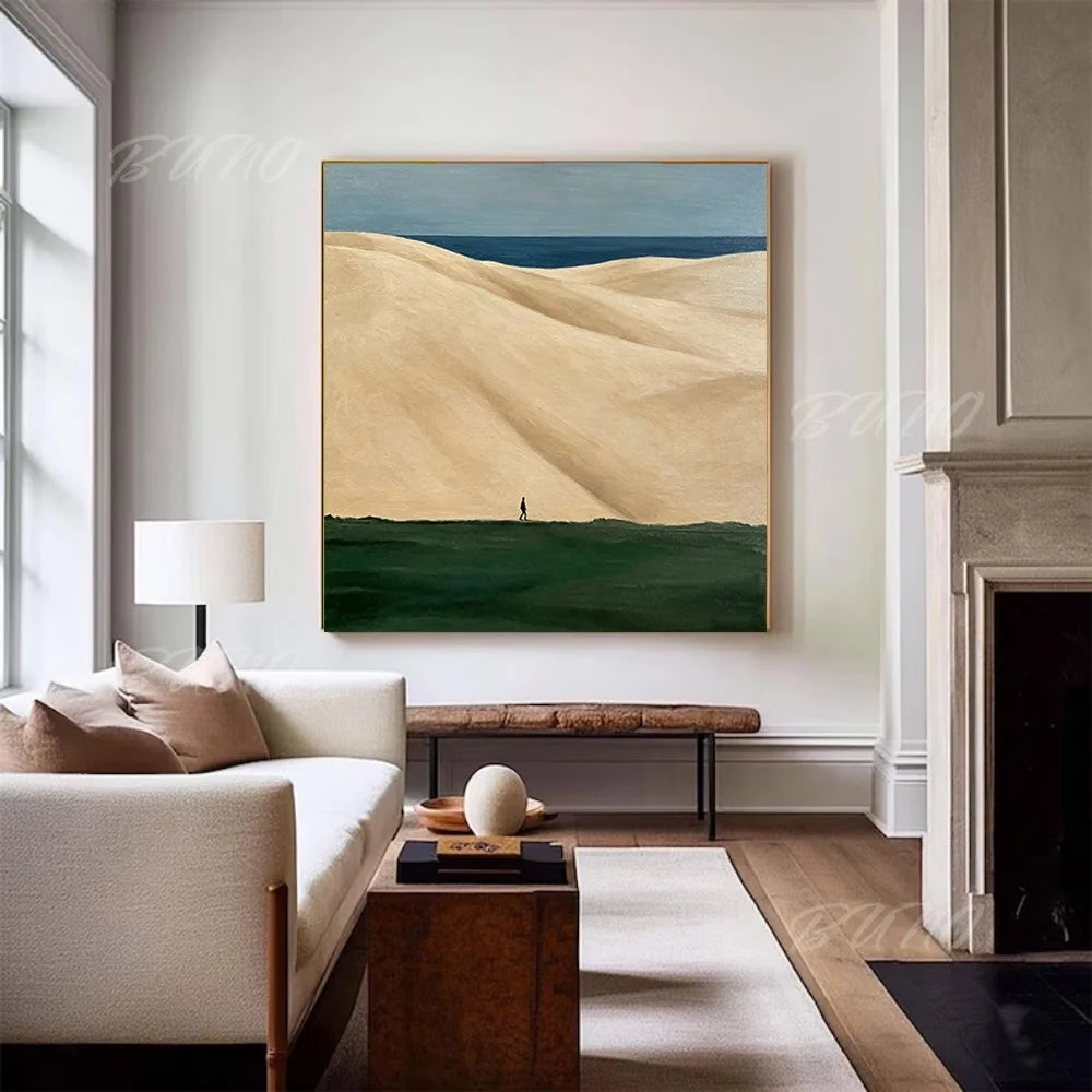 Serene Ocean Landscape Art