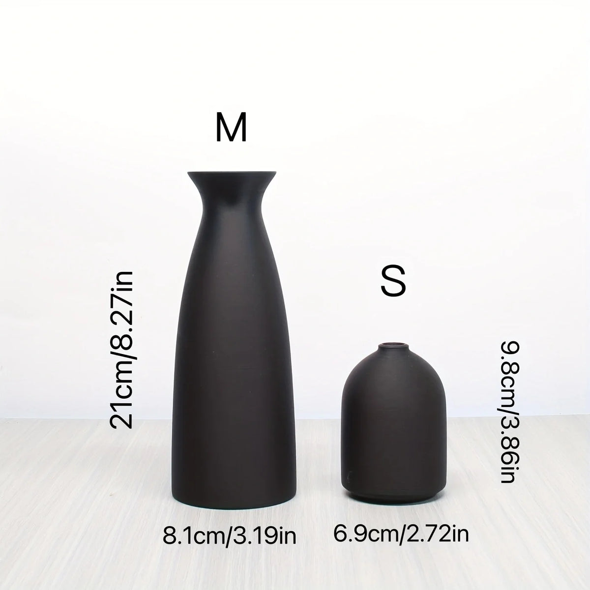 Dried Flower Vase Duo
