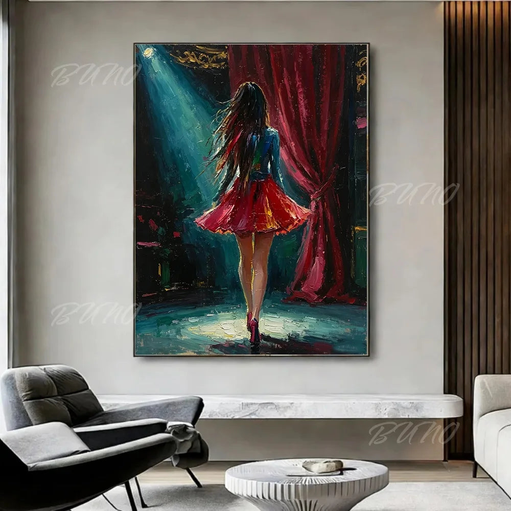 Figure Palette Knife Art